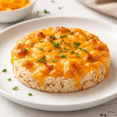 Cheddar rice cake