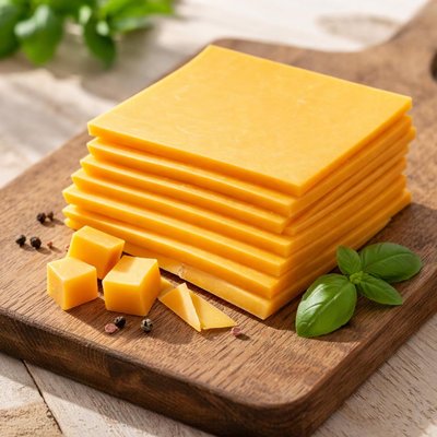 Chedder cheese slice