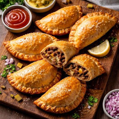 Cheesburger empanada