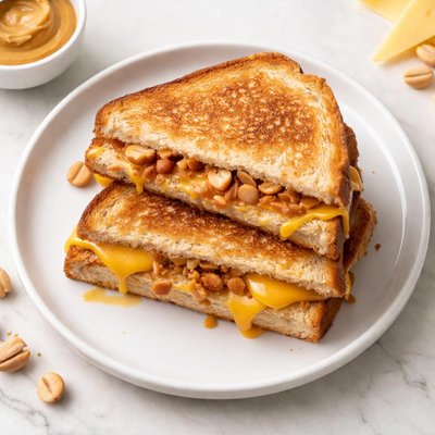 Cheese  peanut  sandwich