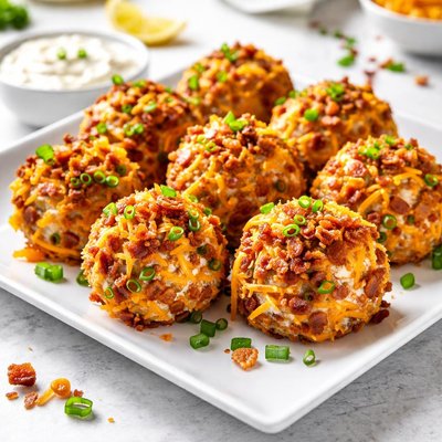 Cheese and bacon balls
