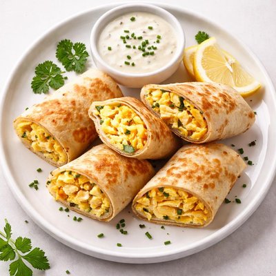Cheese and egge roll