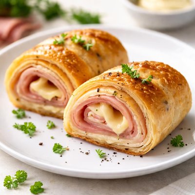 Cheese and ham roll