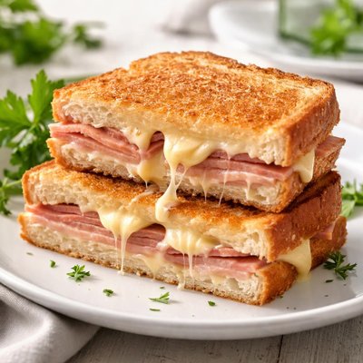 Cheese and ham toastie