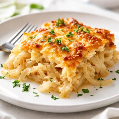 Cheese and onion bake