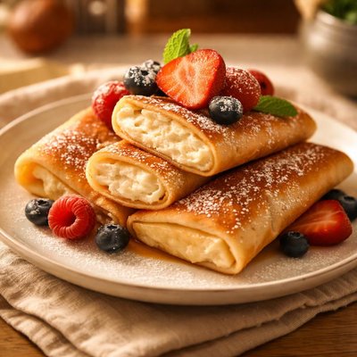 Cheese blintzes