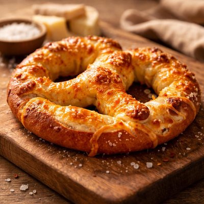 Cheese bretzel