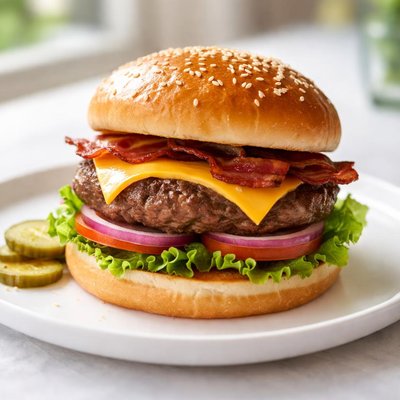 Cheese burger medium