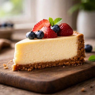 Cheese cake one slice