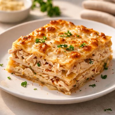 Cheese chicken lasagna