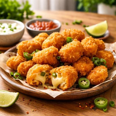 Cheese chilli fried snacks