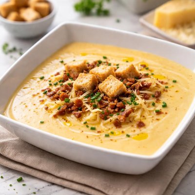 Cheese cream soup