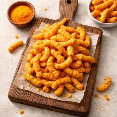Cheese doodles crunchy