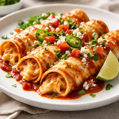 Cheese enchiladas