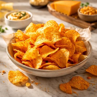 Cheese flavored chips