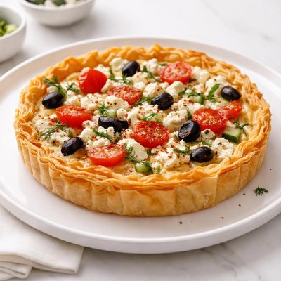 Cheese greek tart