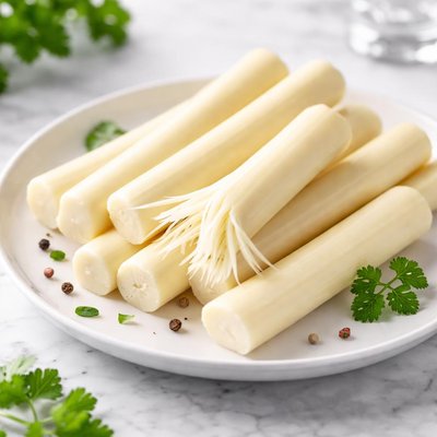 Cheese head string cheese