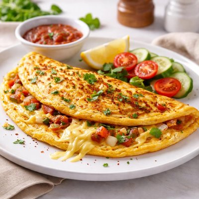 Cheese masala omelette