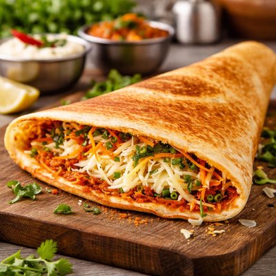 Cheese mysore dosa
