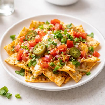 Cheese nachos small plate