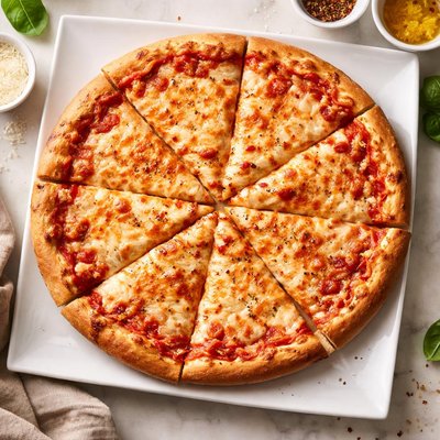 Cheese pizza new york style