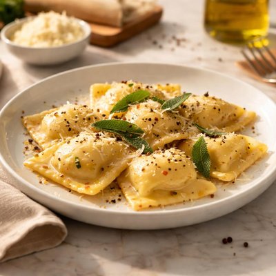 Cheese ravoli