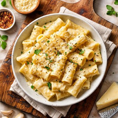 Cheese rigatoni