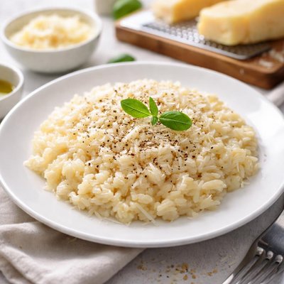 Cheese risotto