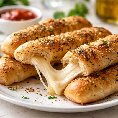 Cheese stuffed breadstick
