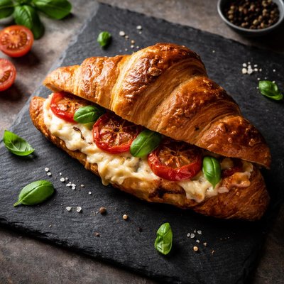 Cheese tomatoe croissant gluten free