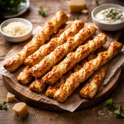 Cheese twist crackers