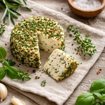 Cheese with herbs