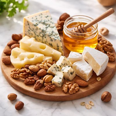 Cheese with nuts