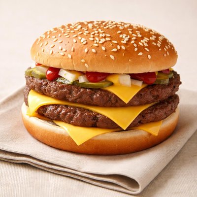 Cheeseburger double mc dondals