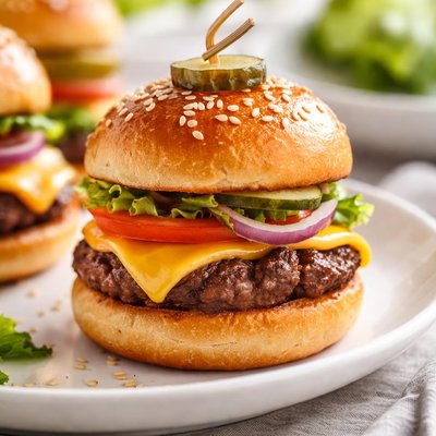 Cheeseburger slider