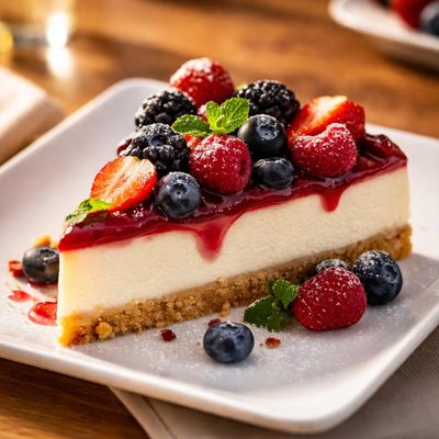 Cheesecake ai frutti di bosco