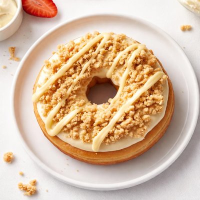 Cheesecake crumble donut dunkin donut