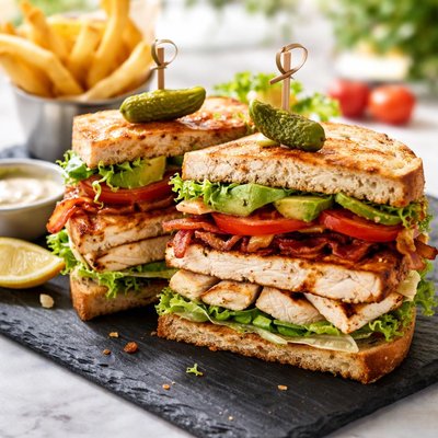 Cheesecake factore grilled chicken avocado club