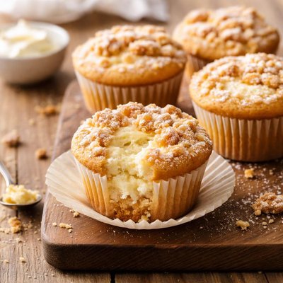 Cheesecake muffin