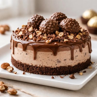 Cheesecake nutella ferrero rocher