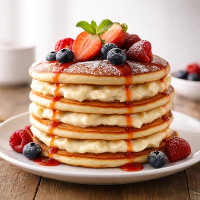 Cheesecake pancakes