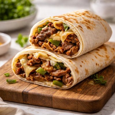 Cheesesteak wrap
