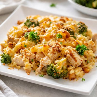 Cheesy chicken casserole