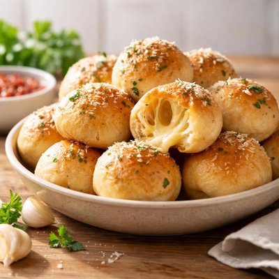 Cheesy dough balls