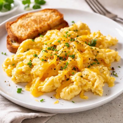 Cheesy eggs
