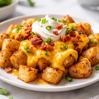Cheesy fiesta potatoes