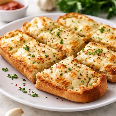 Cheesy garlic bread