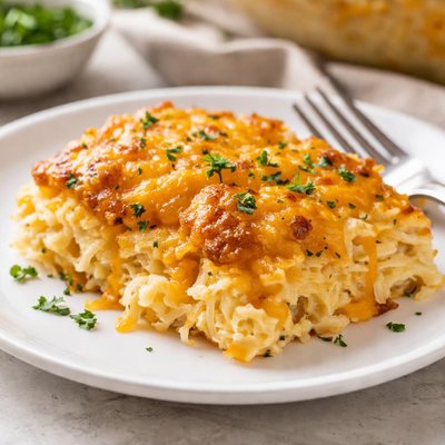 Cheesy hashbrown casserole