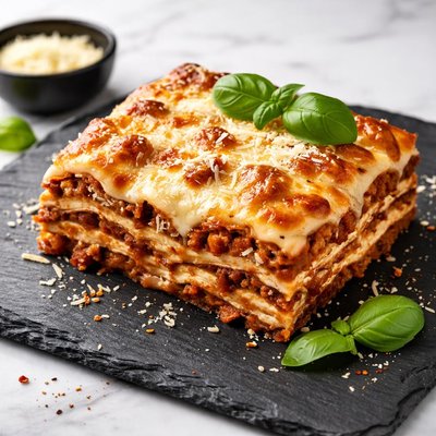 Cheesy lasagna