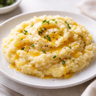 Cheesy mashed potatos